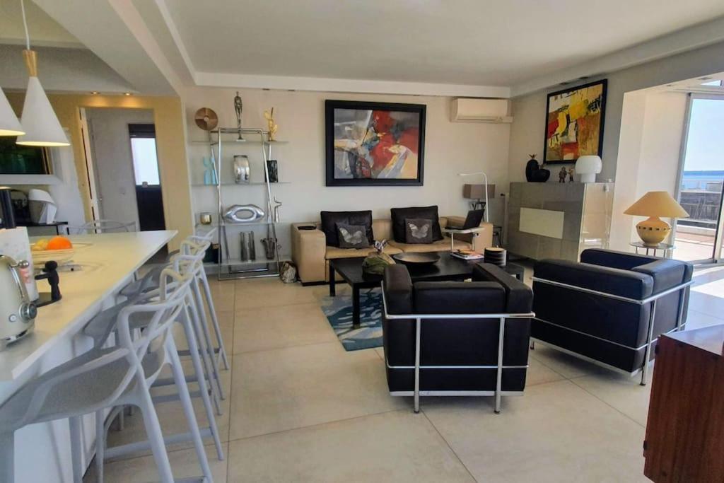 Villa Sur Le Toit - Vue Mer Exceptionnelle Cannes Exteriör bild