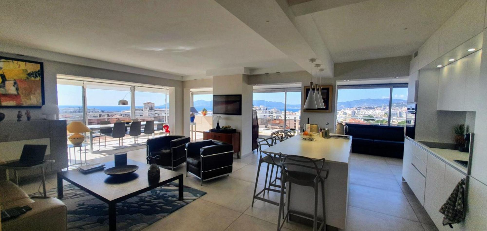 Villa Sur Le Toit - Vue Mer Exceptionnelle Cannes Exteriör bild