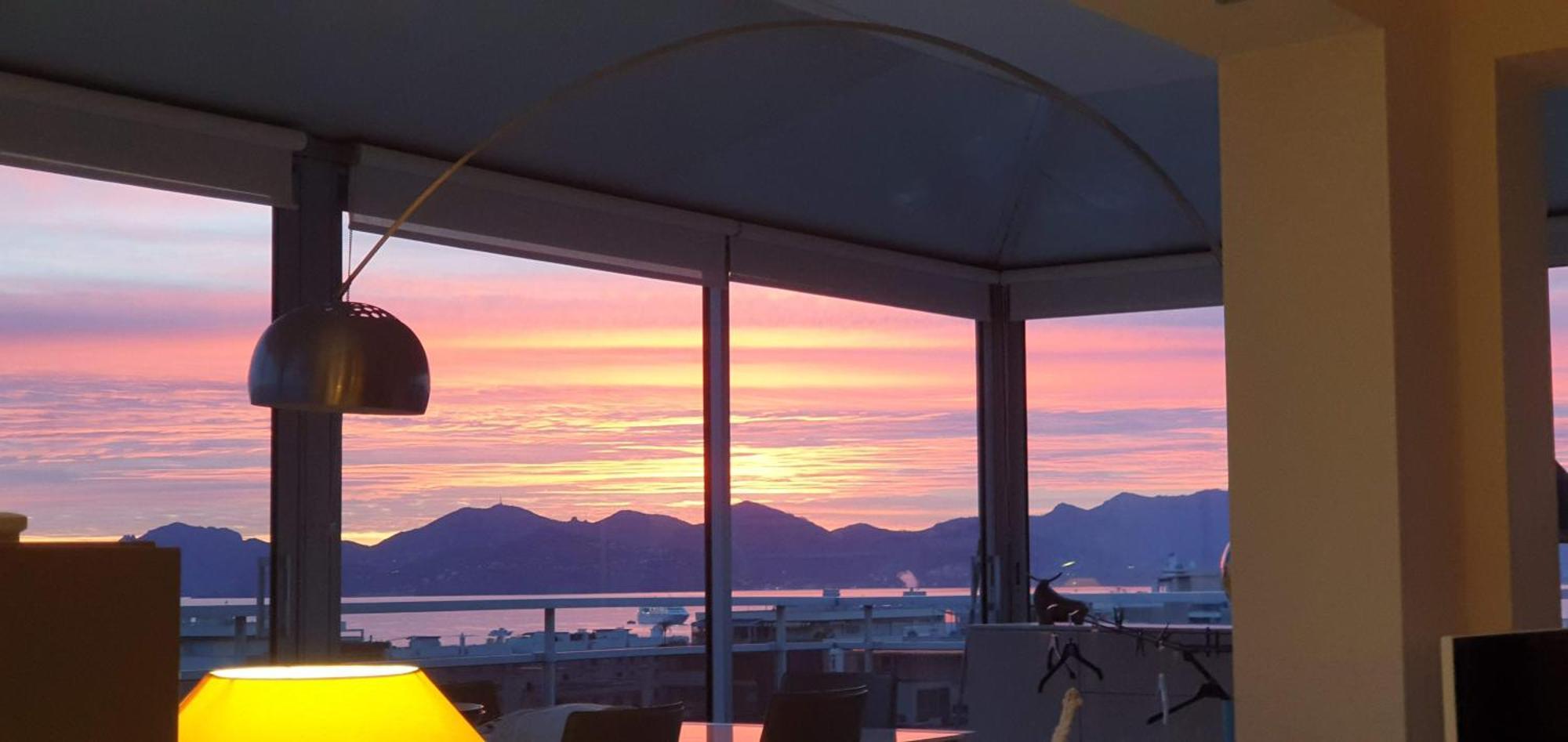 Villa Sur Le Toit - Vue Mer Exceptionnelle Cannes Exteriör bild