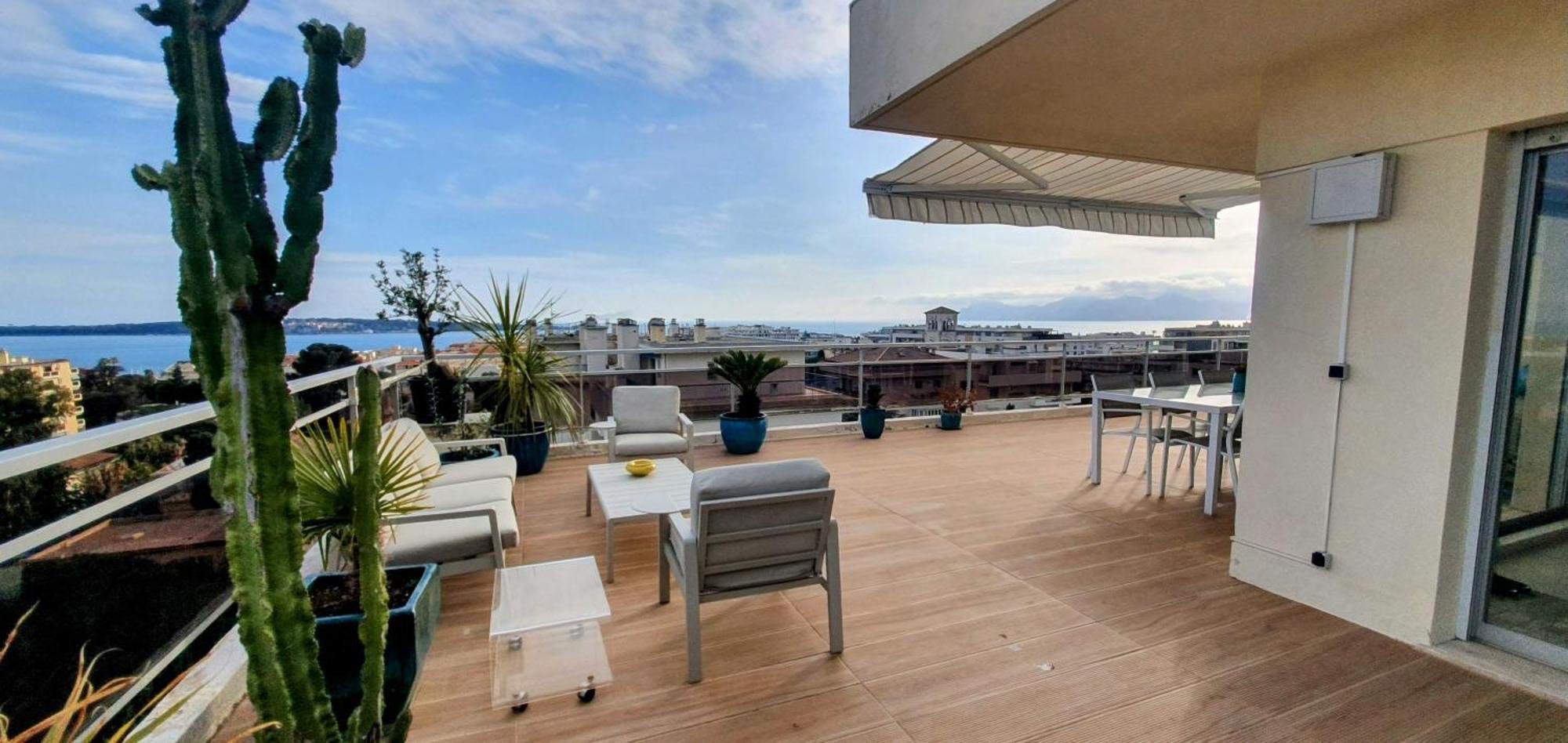 Villa Sur Le Toit - Vue Mer Exceptionnelle Cannes Exteriör bild