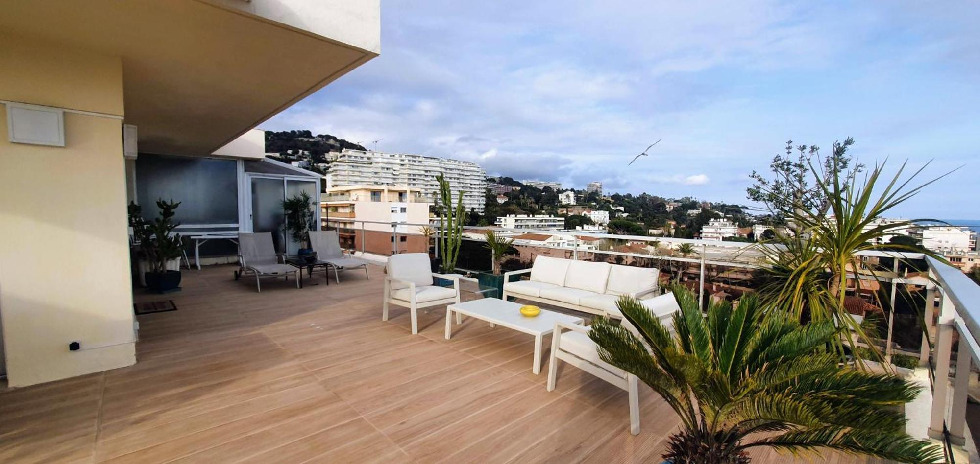 Villa Sur Le Toit - Vue Mer Exceptionnelle Cannes Exteriör bild