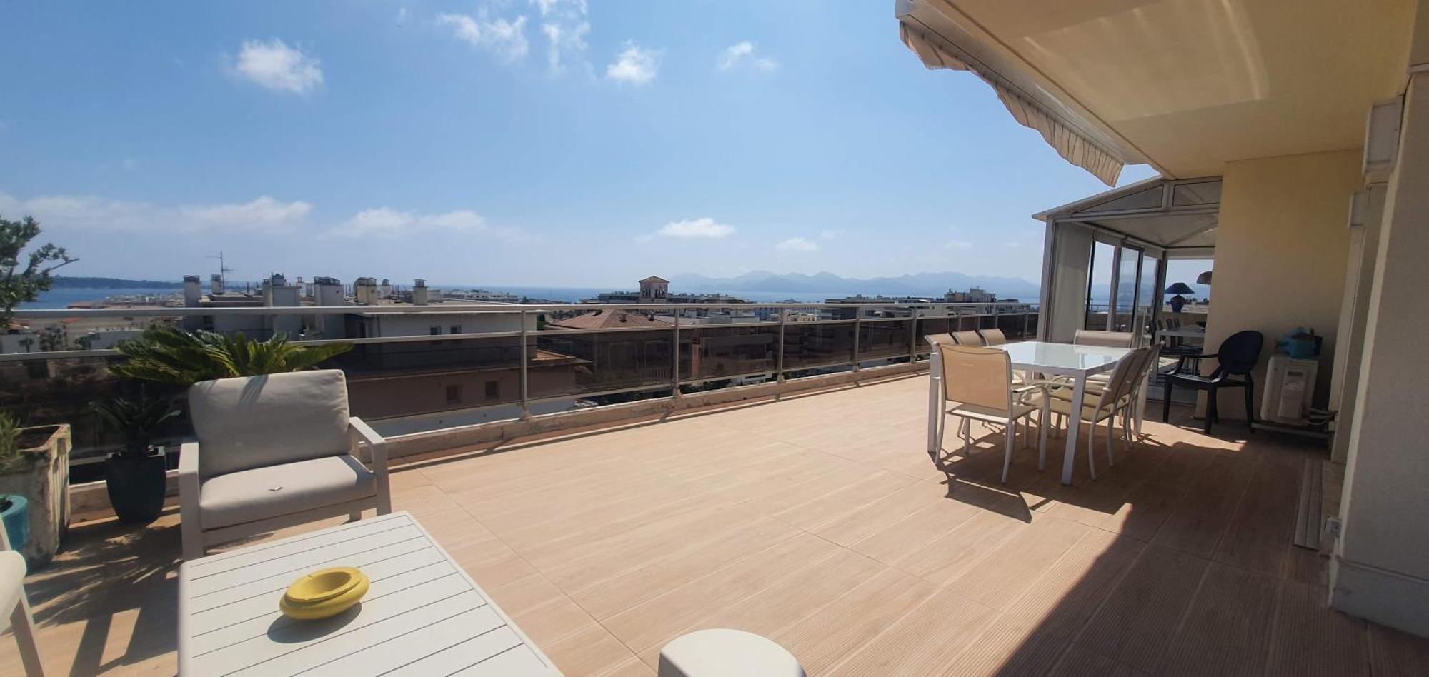 Villa Sur Le Toit - Vue Mer Exceptionnelle Cannes Exteriör bild
