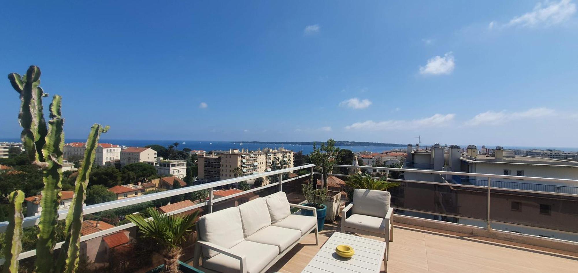 Villa Sur Le Toit - Vue Mer Exceptionnelle Cannes Exteriör bild