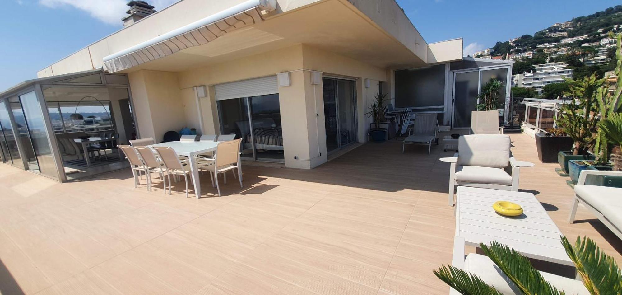 Villa Sur Le Toit - Vue Mer Exceptionnelle Cannes Exteriör bild