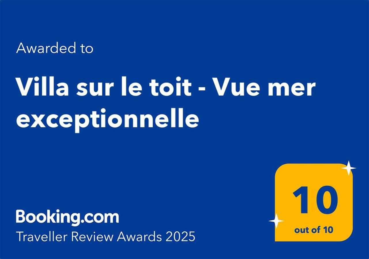 Villa Sur Le Toit - Vue Mer Exceptionnelle Cannes Exteriör bild