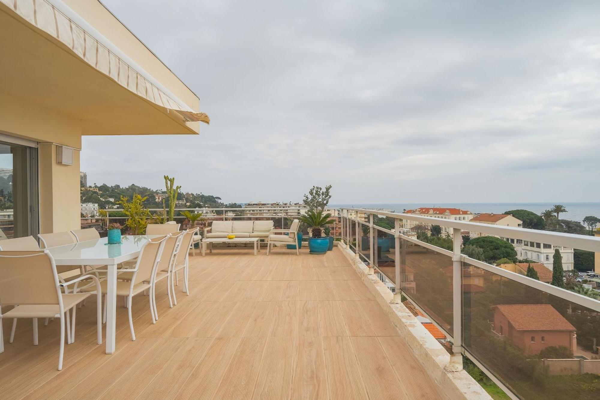 Villa Sur Le Toit - Vue Mer Exceptionnelle Cannes Exteriör bild