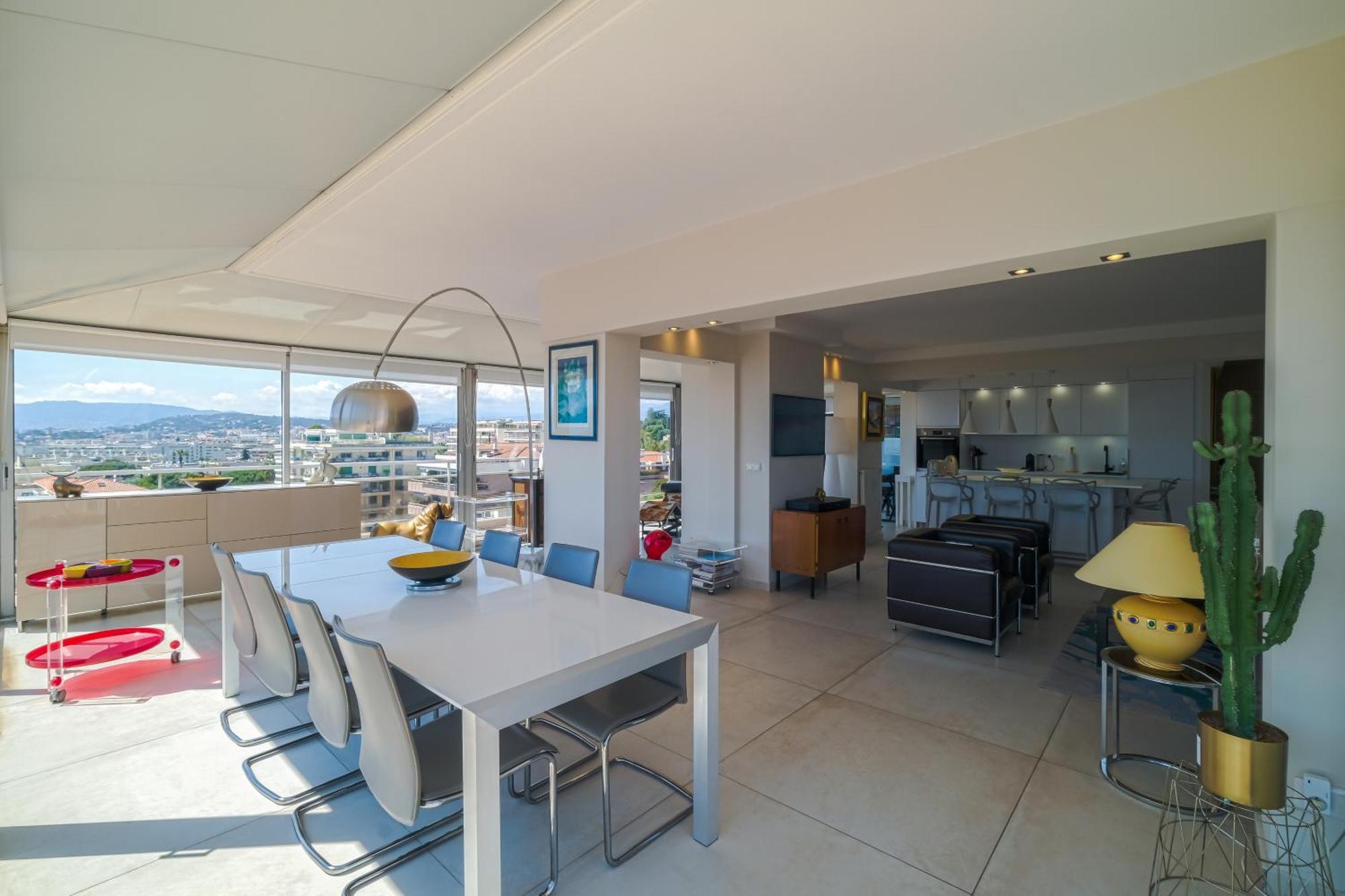 Villa Sur Le Toit - Vue Mer Exceptionnelle Cannes Exteriör bild