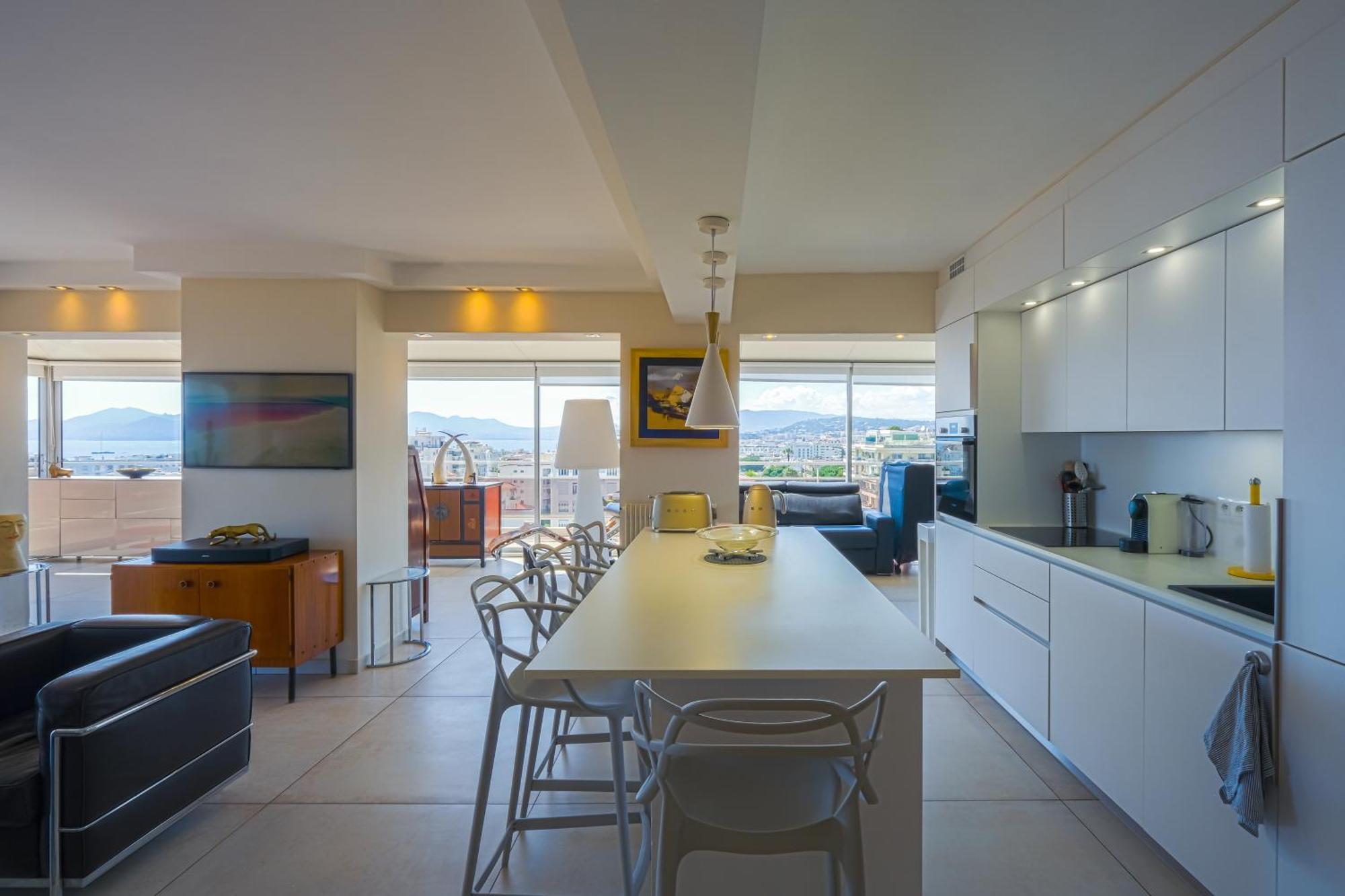 Villa Sur Le Toit - Vue Mer Exceptionnelle Cannes Exteriör bild