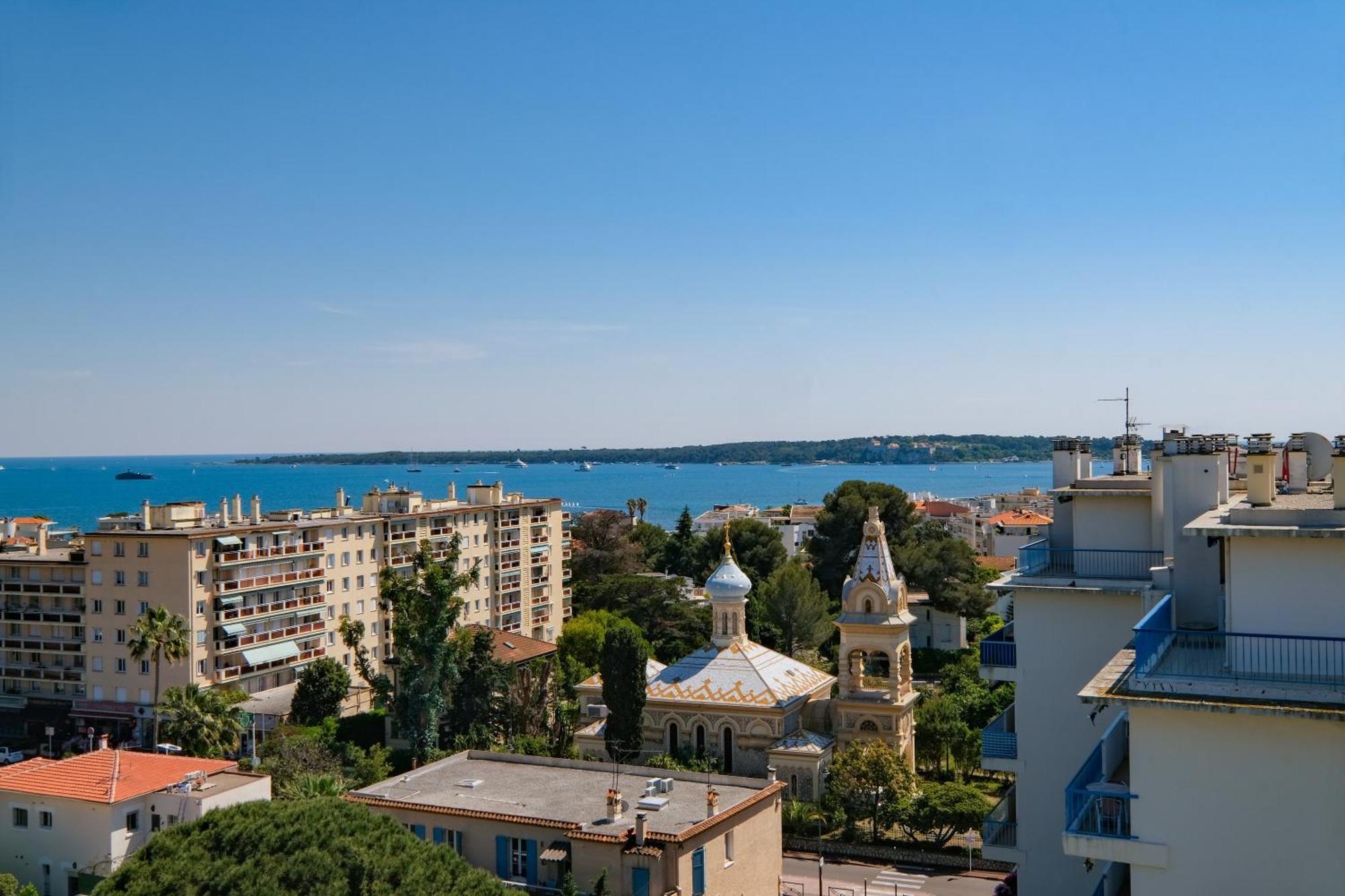 Villa Sur Le Toit - Vue Mer Exceptionnelle Cannes Exteriör bild