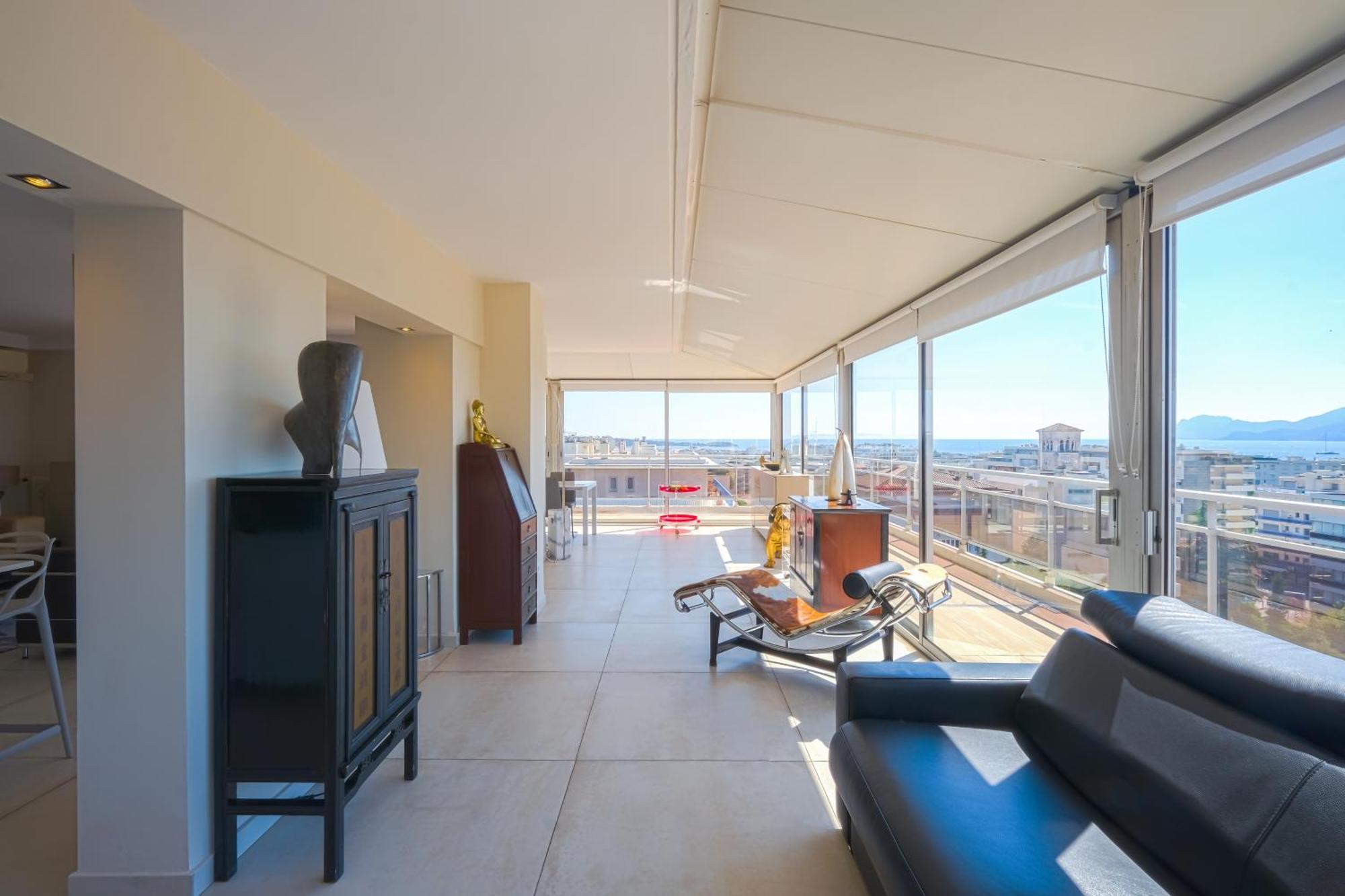 Villa Sur Le Toit - Vue Mer Exceptionnelle Cannes Exteriör bild