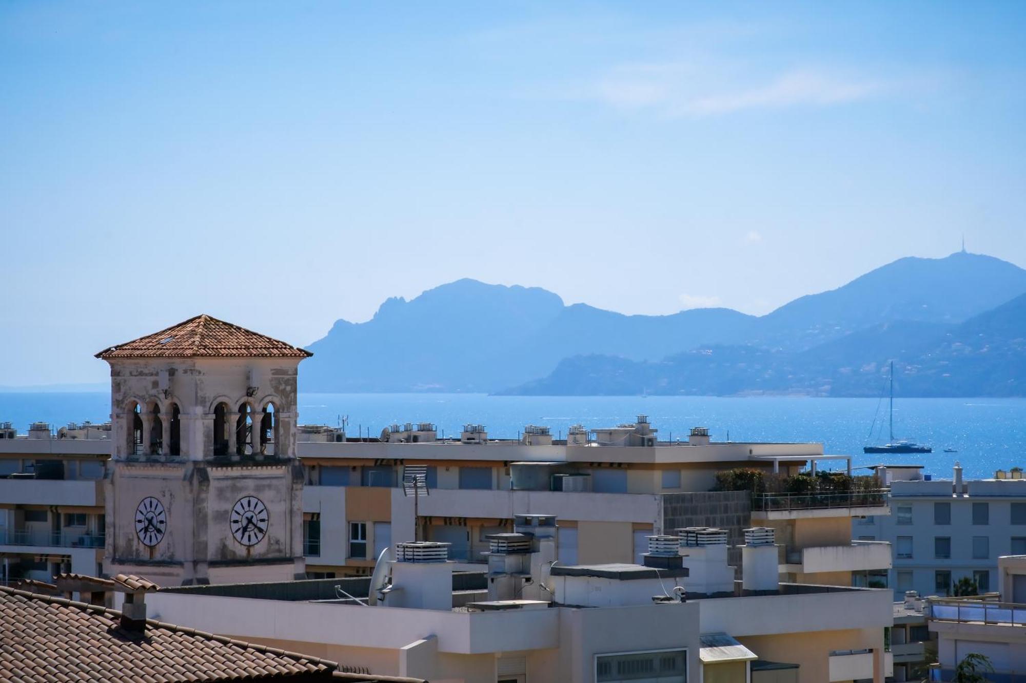 Villa Sur Le Toit - Vue Mer Exceptionnelle Cannes Exteriör bild